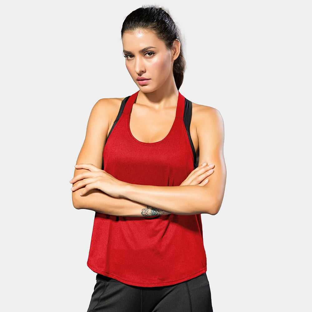Women's Black Sleeveless Yoga Tops - Athletic Gym Shirts and Backless Vests for Running and Boxing Workouts