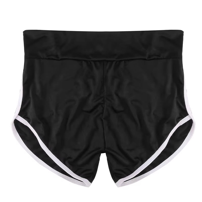 Women Summer Shorts for Sports Fitness Gym Skinny Slim Shorts Causal Yoga Shorts Low Waist Stretchy Short Pants Gym Clothing