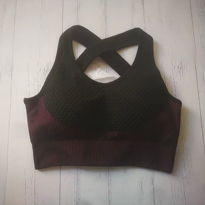 Women Yoga Set Gym Clothing Sport Fitness Suit Running Clothes Zip Long Sleeves Top+ Leggings Female Seamless Gym Yoga Bra Suits