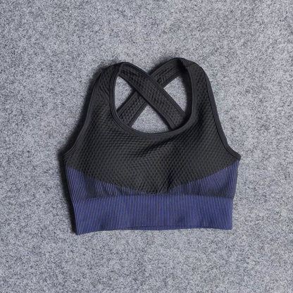 Women Yoga Set Gym Clothing Sport Fitness Suit Running Clothes Zip Long Sleeves Top+ Leggings Female Seamless Gym Yoga Bra Suits