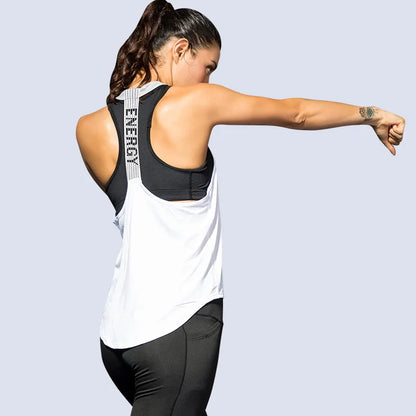 Women's Black Sleeveless Yoga Tops - Athletic Gym Shirts and Backless Vests for Running and Boxing Workouts